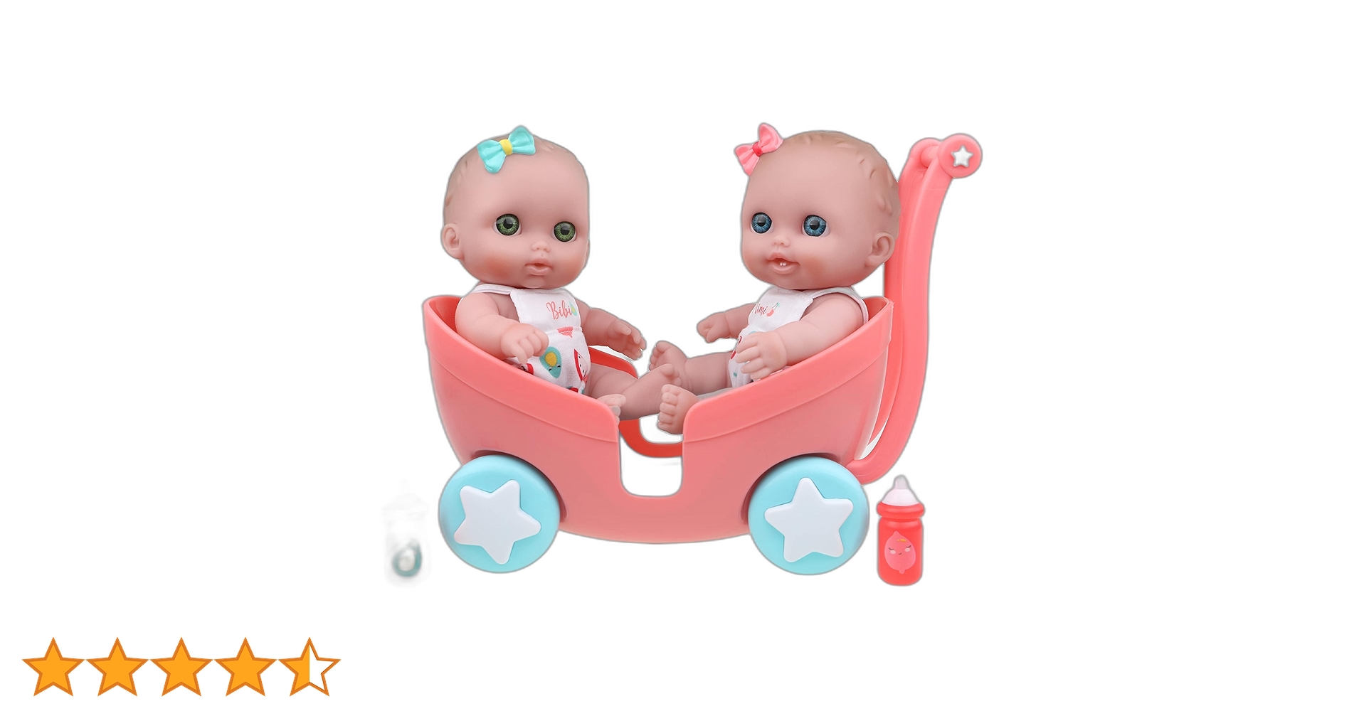 JC Toys Lil Cutesiest Twins in Stroller : Amazon.in: Toys & Games